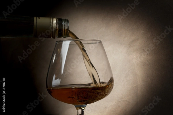 Obraz Cognac glass