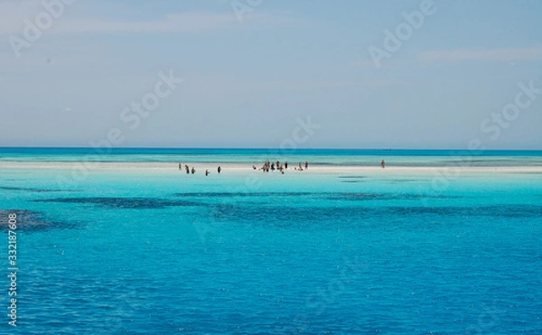 Obraz a fantastic place between desert and sea of sharm el sheik