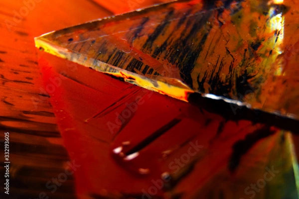 Obraz Farbkante Glas