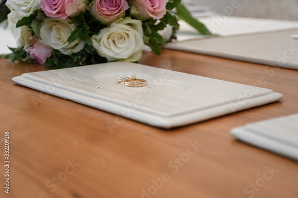 Fototapeta Eheringe Hochzeit