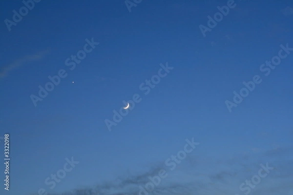 Obraz moon and venus