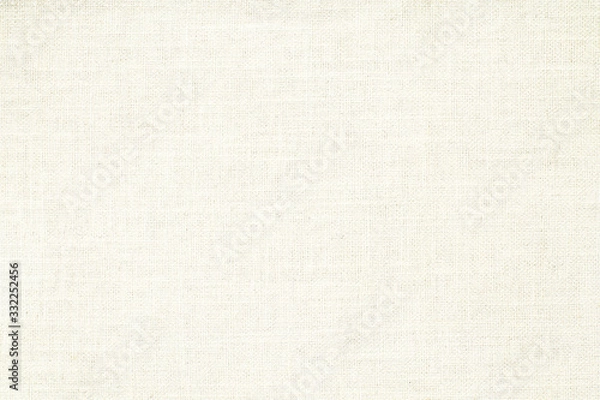 Fototapeta Natural linen material textile canvas texture background