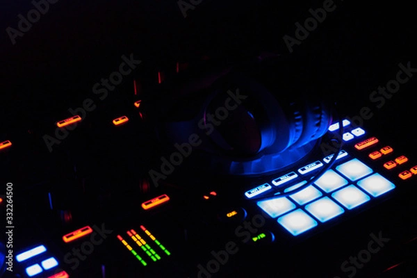 Obraz neon lights background