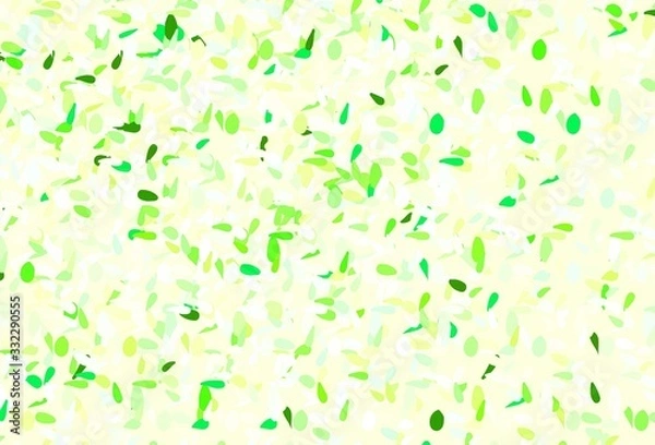 Obraz Light Green, Yellow vector layout with circle shapes.