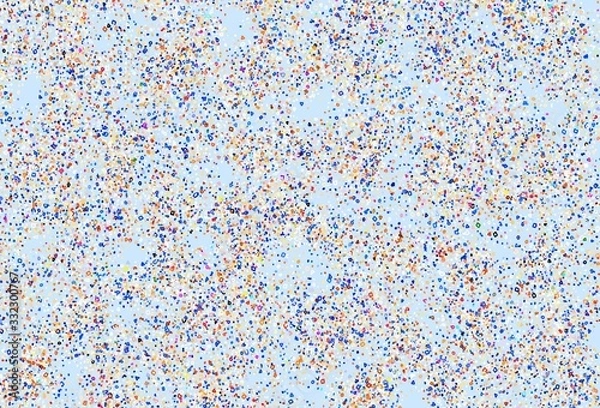 Fototapeta Light Orange vector texture with abstract forms.