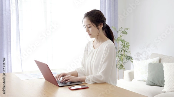 Fototapeta 女性　ビジネス