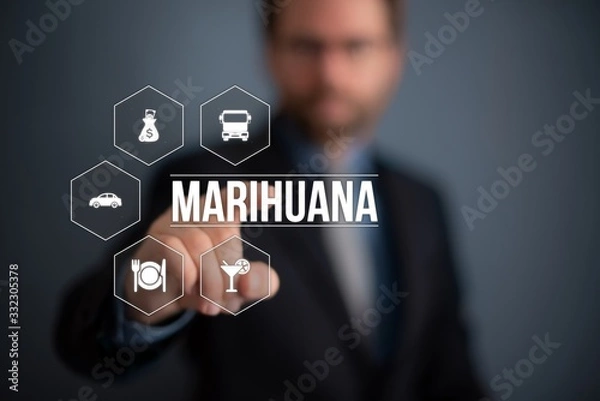 Fototapeta Marihuana