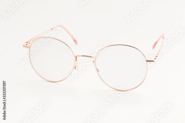 Obraz A glasses on isolated background