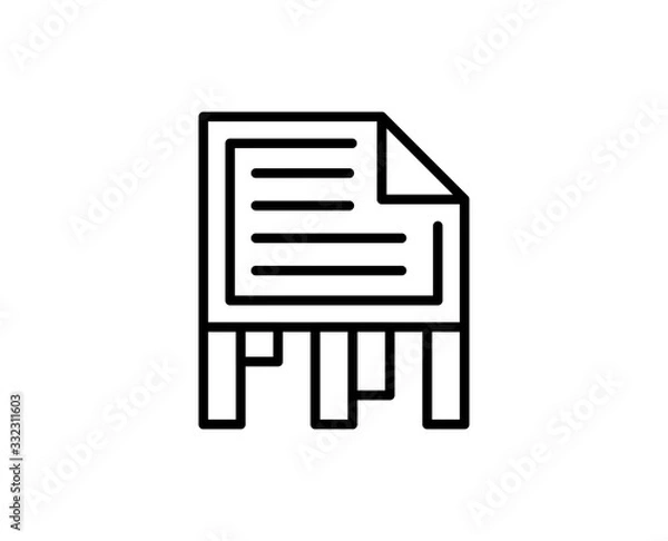 Obraz Marketing line icon