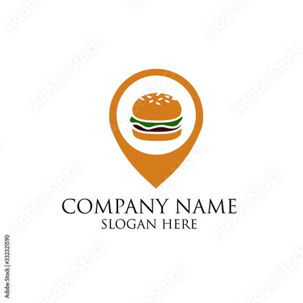 Fototapeta cake logo