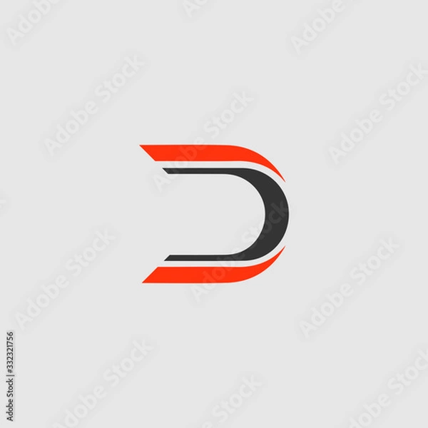 Obraz DC Initials Logo