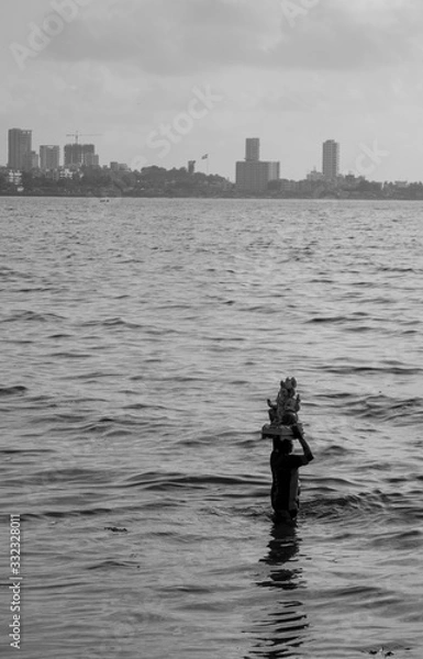 Obraz Ganesha visarjan