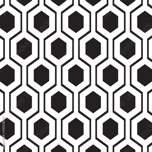 Fototapeta Hexagon pattern. Vector background. Geometric abstract texture.