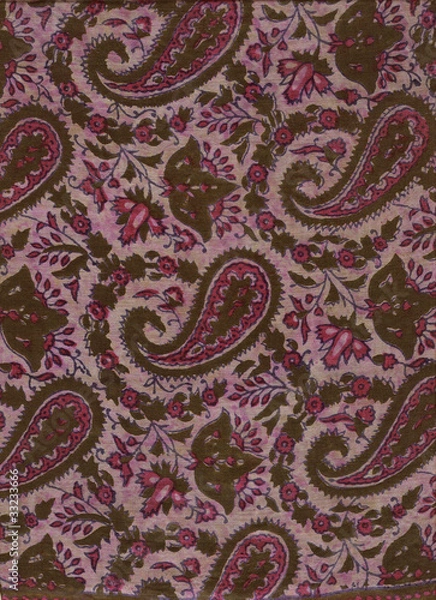 Obraz Batik floral indien .