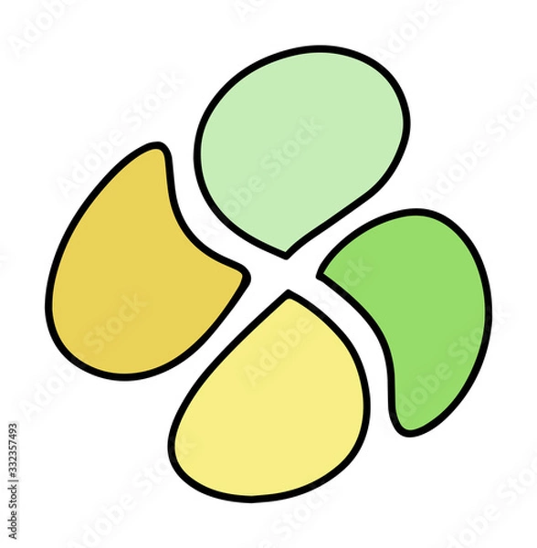 Fototapeta 高齢者マークのイラスト