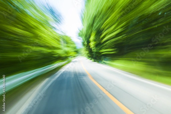 Fototapeta 車窓より流れる景色