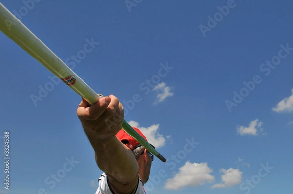 Obraz Speerwurf unten