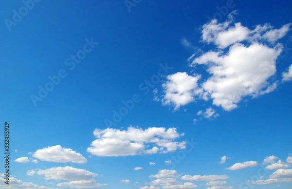 Fototapeta  sky and white clouds