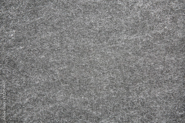 Fototapeta  Texture of gray felt fabric. Grunge background.