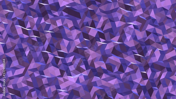 Fototapeta Abstract polygonal background, Medium Purple geometric vector