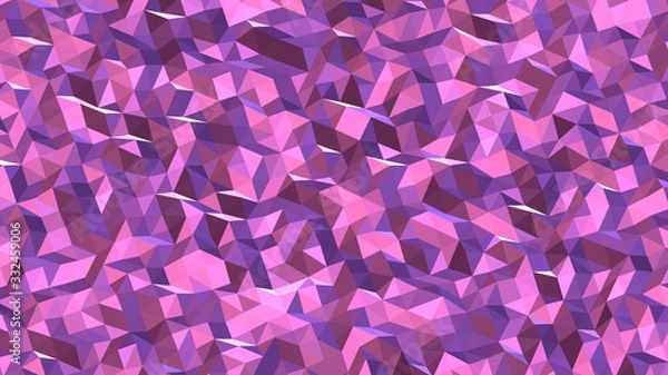 Fototapeta Abstract polygonal background, Violet geometric vector