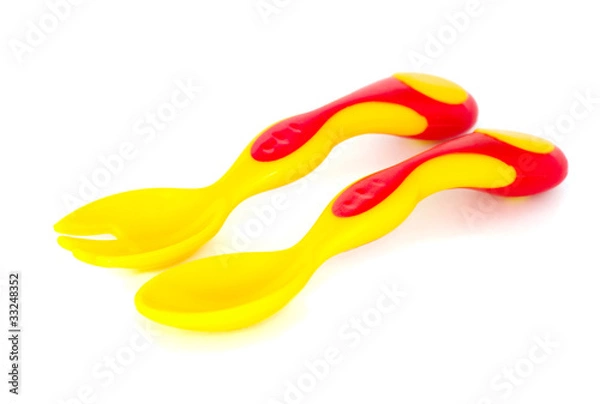 Obraz Baby spoon and fork