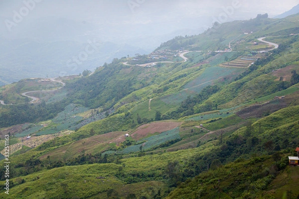 Obraz Amazing perfact landscap nature mountain and suset