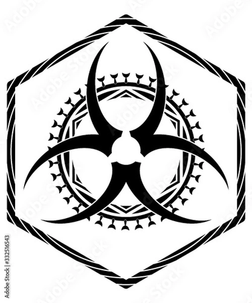 Obraz Virus Warning / Some Symbol 001