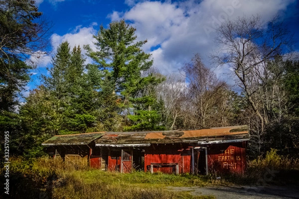 Fototapeta The Earth is Flat