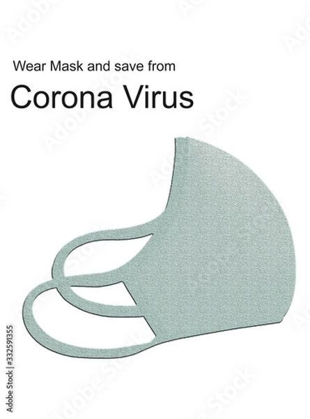 Fototapeta Corona Mask