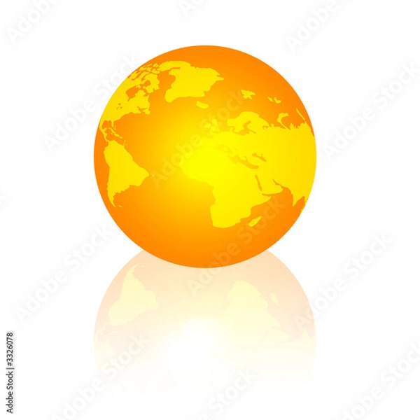 Obraz orange globe.