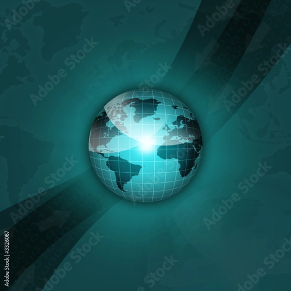 Fototapeta globe illiustration.