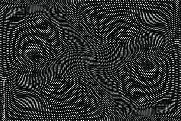 Fototapeta Abstract halftone vector background. Dots illustration.