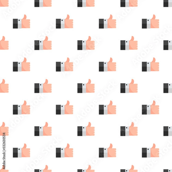 Fototapeta pattern like in flat style on white bg vector eps 10