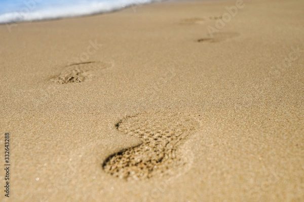 Obraz spuren im sand
