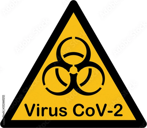 Obraz Biogefährdung - isoliert - Virus CoV-2