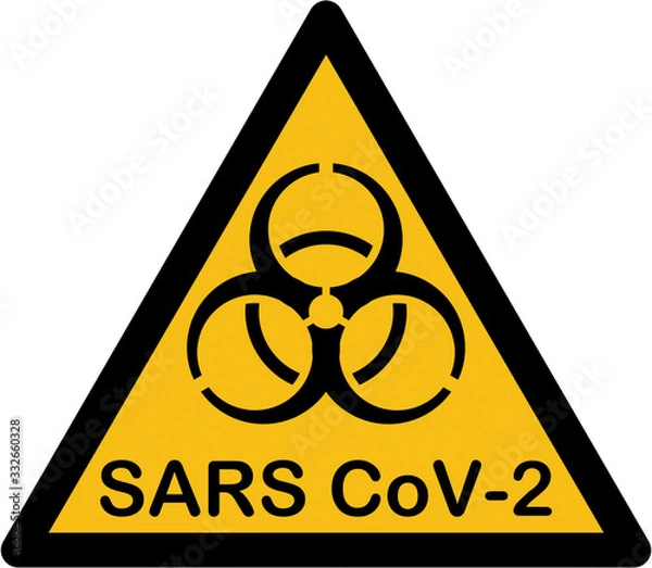 Obraz Biogefährdung - isoliert - SARS CoV-2