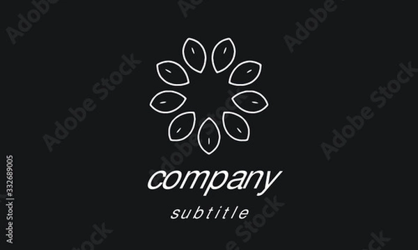 Fototapeta ornament logo