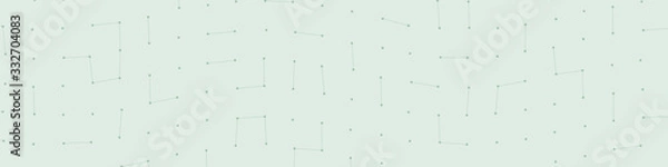 Fototapeta Network Mesh Procedural Art background illustration