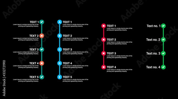 Fototapeta Vertical Steps Overlay