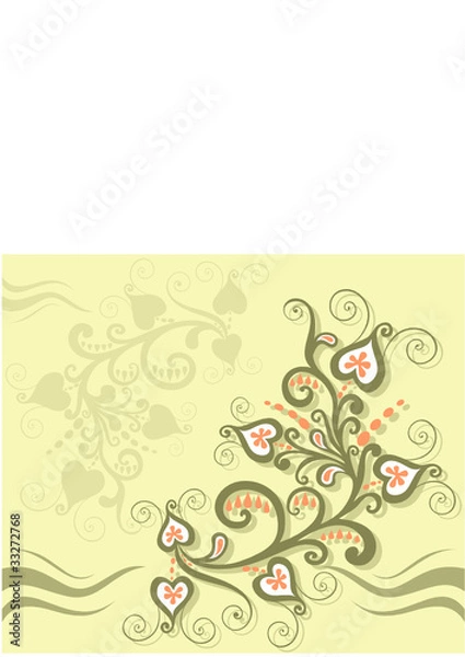 Fototapeta floral background