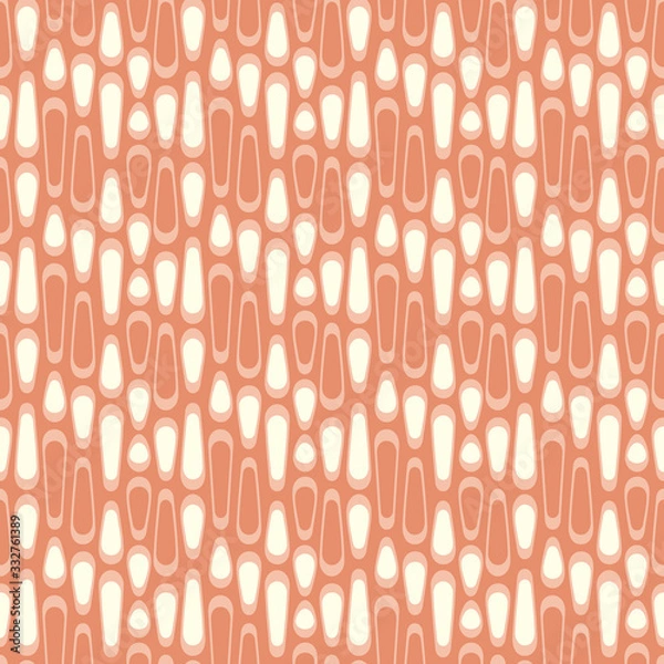 Fototapeta Abstract colorful drops. Vector spotty seamless pattern.