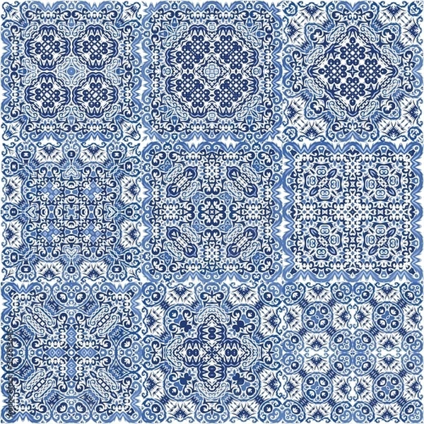 Obraz Ceramic tiles azulejo portugal.