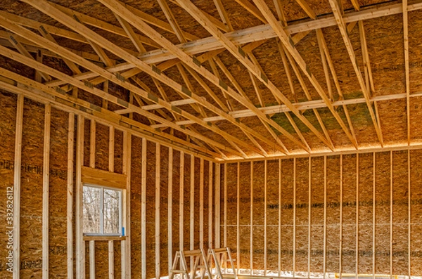 Obraz Interior Walls for a Garage 