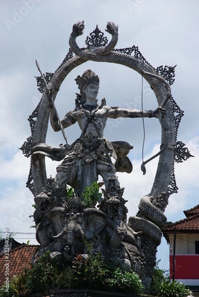 Obraz Statue on roundabout in Bali, Indonesia