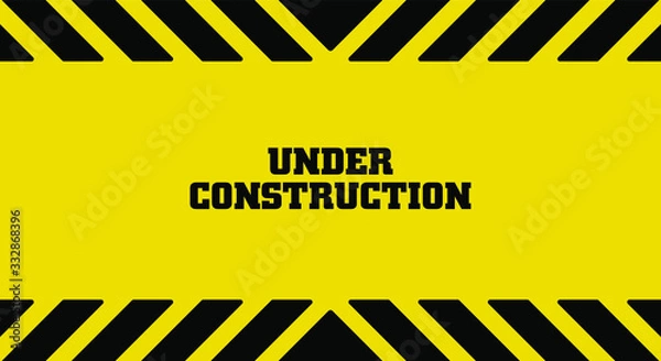 Obraz under construction background