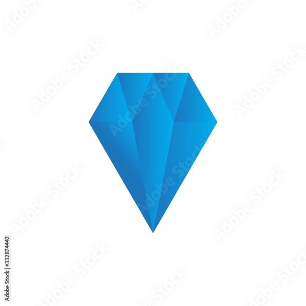 Fototapeta diamond graphic design template vector isolated