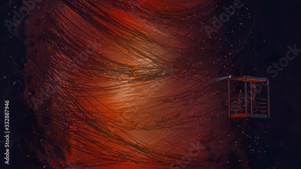 Obraz Fanart - Epic Stranger Things Scene