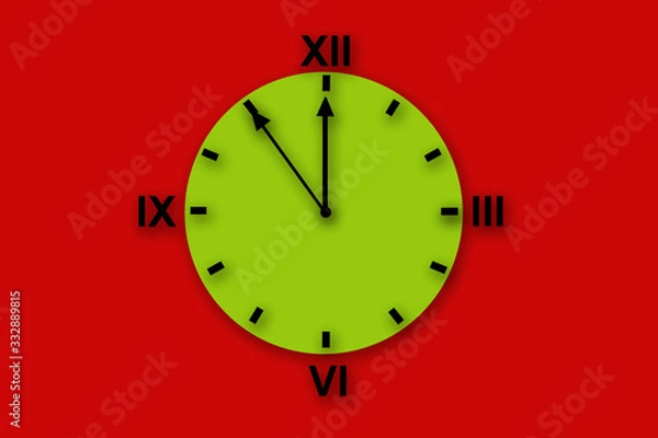 Fototapeta Clocks on a background