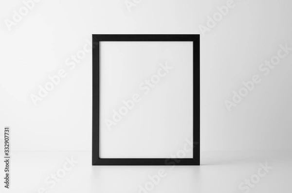 Fototapeta 8x10 Black Frame Mock-Up - Portrait